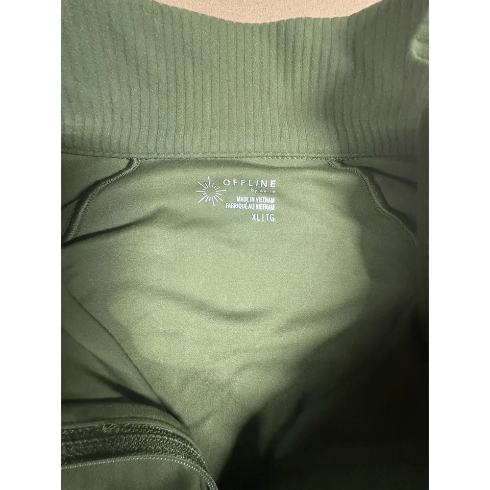 OFFLINE By Aerie Real Me Long Sleeve Mock Neck Full Zip XL - Picture 2 of 6